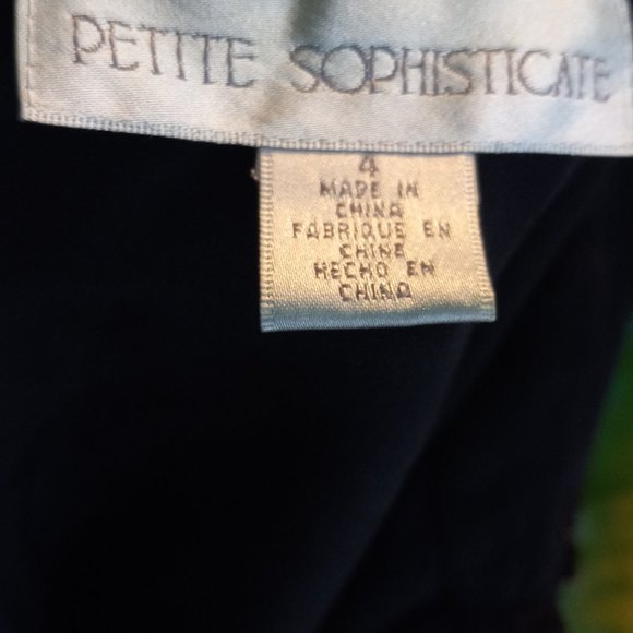 petite sophistcates size 4 blouse - Picture 3 of 8